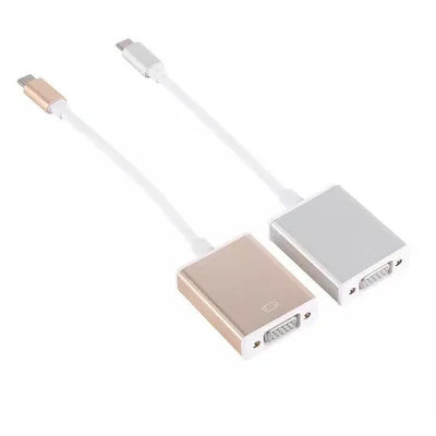 USB-C к VGA адаптер USB 3 1 type C женскому Кабель-адаптер для нового Macbook 12 дюймов Chromebook Pixel