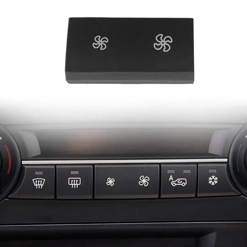 

A/C Heater Climate Air Conditioning Control Panel Fan Speed Button Cover for BMW X5 E70 X6 E71 Car-styling Interior Mouldings
