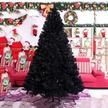 

1pcs 2.4m Black Christmas tree Christmas decorations gifts Christmas tree set Christmas tree decorations for home Market