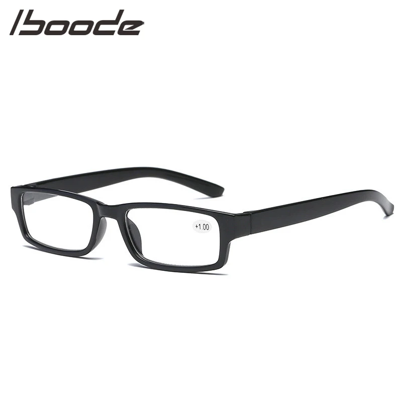 

IBOODE TR90 Square Reading Glasses Presbyopic Eyeglasses Female Male Hyperopia Eyewear Unisex Ultralight Diopter Spectacles