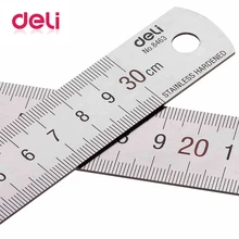 Metal Ruler Measuring-Scale Art-Accessories School-Supplies 30cm Office Stainless-Steel