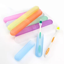 Пластиковая зубная щетка, Чехол Для Путешествий, Походов, Кемпинга, портативный контейнер для кисточек, защитный рукав, держатель для зубных щеток, протектор