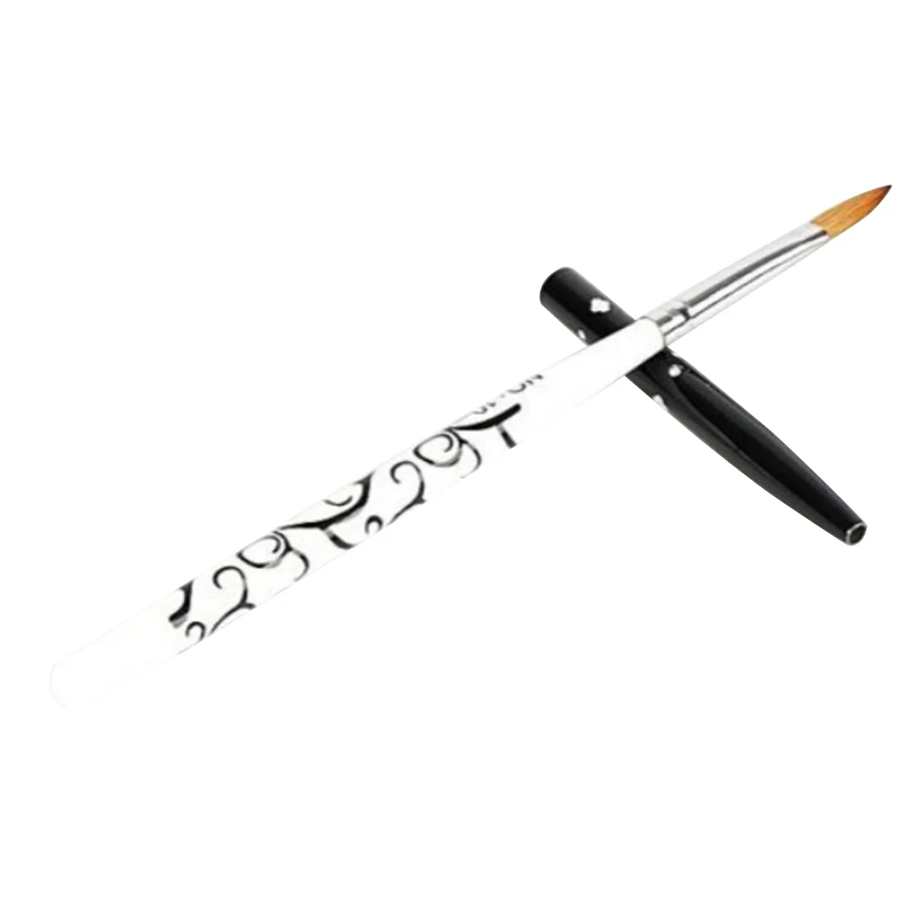 

No.10 Detachable Nail Art Brushes Acrylic Kolinsky Sable Brush Nail Painting Drawing Brush For Polish UV Decor Paint Brand New