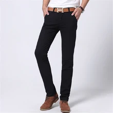 Новый 2016 Модные Мужские Джинсы мужчин Slim fit Прямые Повседневные Брюки мужские красный/khaki/синий 8 цвета hombre pantalones грузов