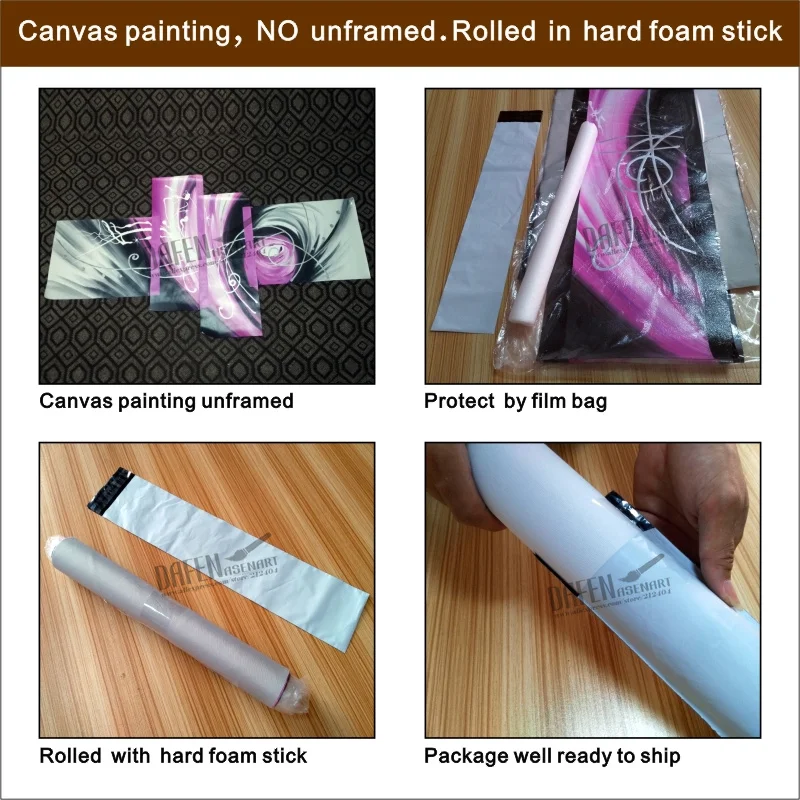 Набор для рисования на холсте 4 предмета без рамки|painting modern|hand painteddecorative painting |