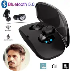 Bluetooth 5,0 гарнитура TWS беспроводные наушники мини-наушники стерео Bluetooth 5,0 с более быстрым сопряжением более стабильного сигнала