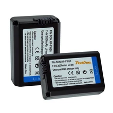 Batterie pour Sony Alpha 7 a7II a5000 a6000 A7R a3000 A55 NP-FW50 SLT-a33 NEX-7 NEX-5N NEX-5R NEX-F3 DSC-RX10, 14,8 wh