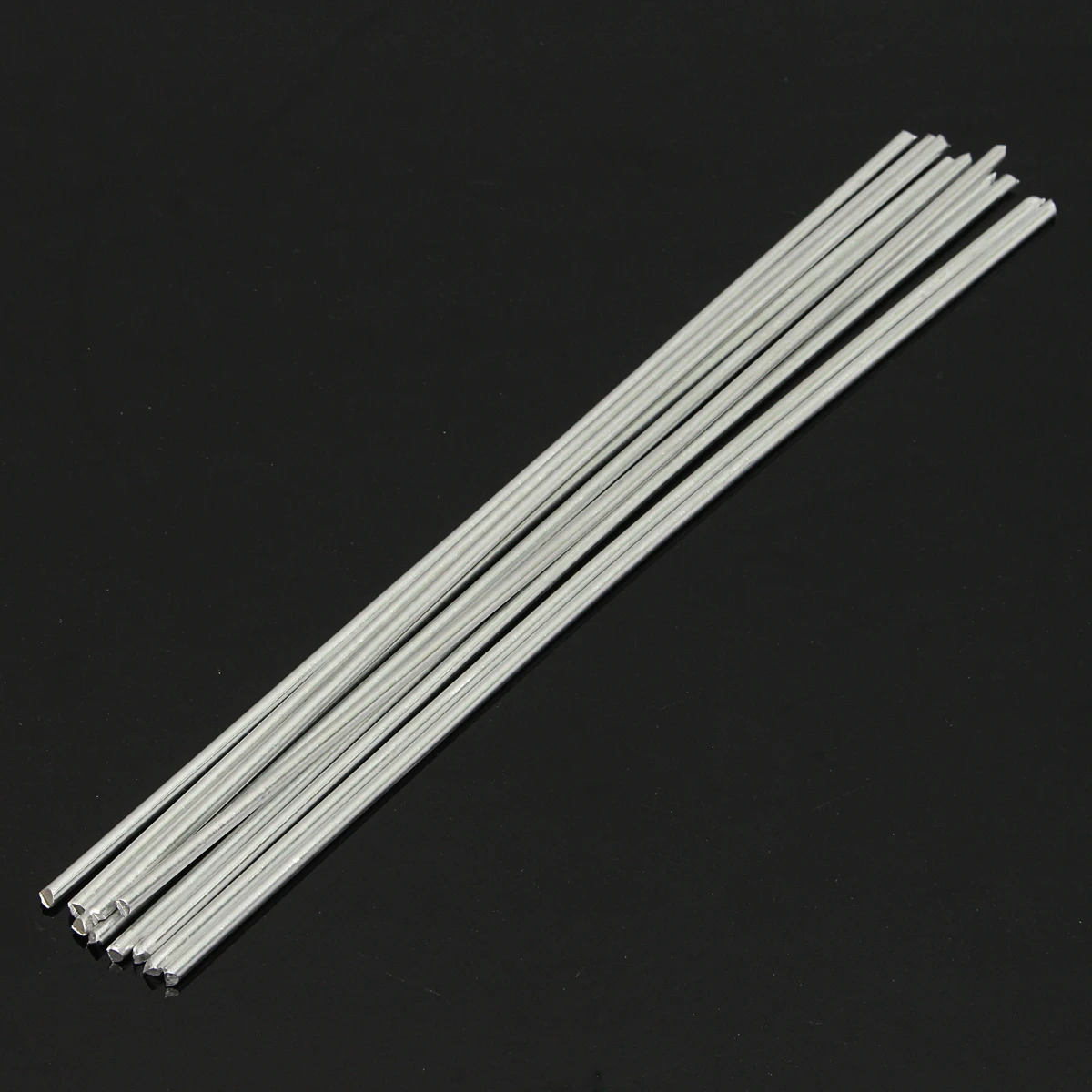 10pcs Silver 3.2mmx230mm Aluminium Low Temperature Metal Soldering Welding Brazing Wire Solder TIG Filler Rods