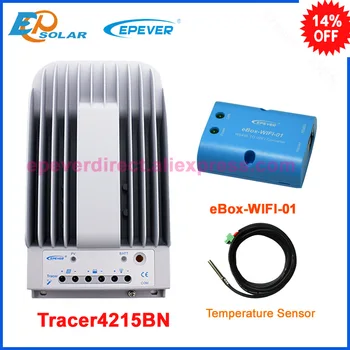 

Tracer4215BN MPPT EPSolar 40A 40amp Solar Controller EPEVER Regulator with temperature sensor eBOX-Wifi-01 12v/24v