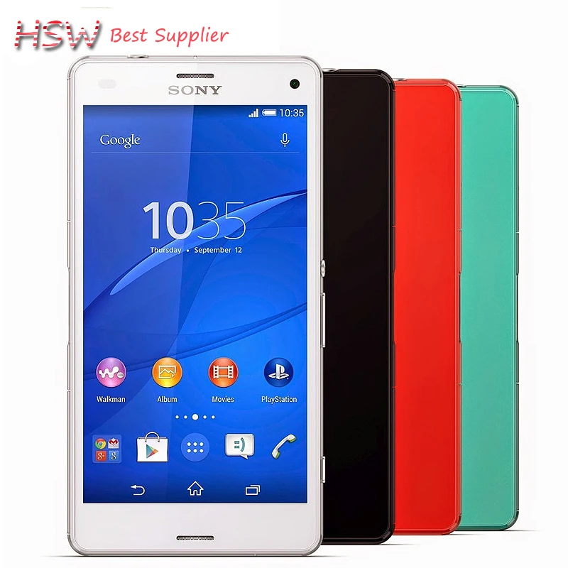 100 Original Sony Xperia Z3 Compact 3g 4g Z3 Mini Android Quad core 2gb Ram 16gb