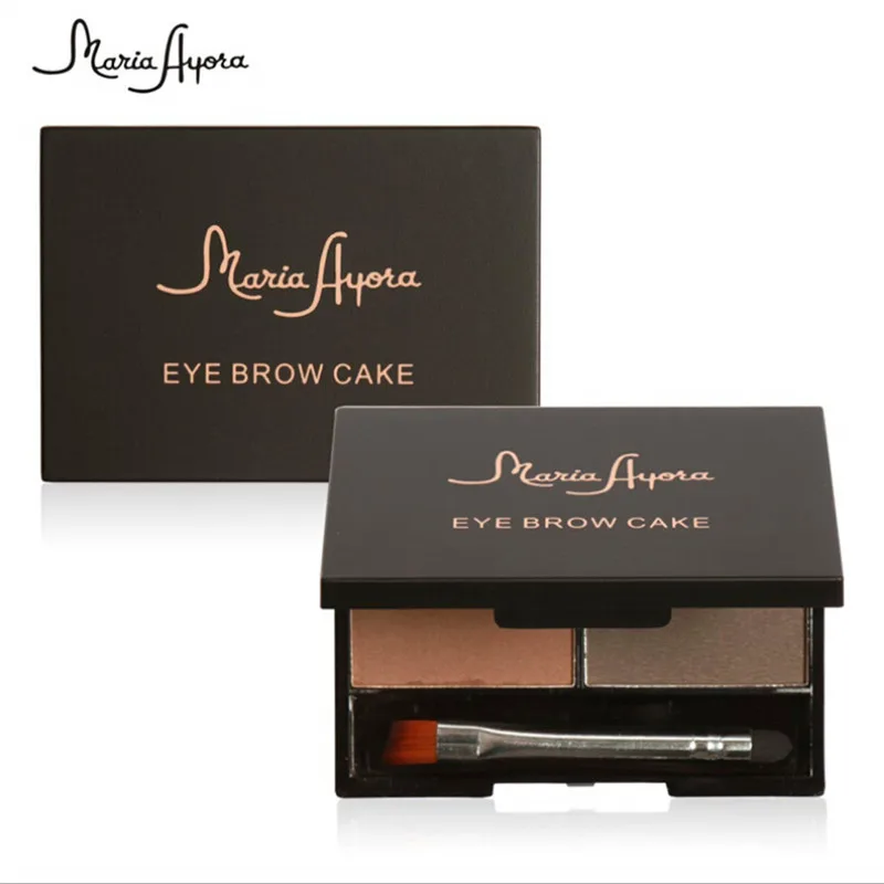 MARIA-AYORA-2-ColorS-Eyebrow-Powder-Palette-Cosmetic-Eyes-Makeup-Shading-Brush-Mirror-Box-Eyebrow-Enhancer