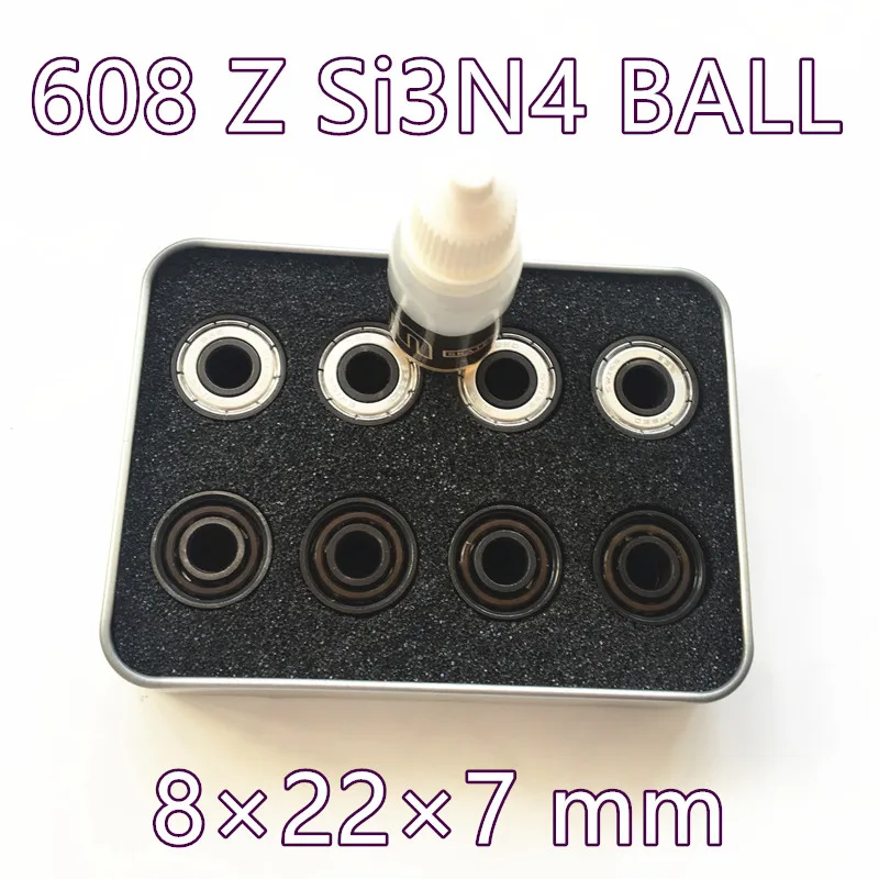 2018 New Arrival Real Si3n4 Hybrid Ceramic 608zz 608z 608 Inline Skate Bearing Skateboard Speed Roller Skating Longboard Abec11 2018 New Arrival Real Si3n4 Hybrid Ceramic 608zz 608z 608 Inline Skate Bearing Skateboard Speed Roller Skating Longboard Abec11