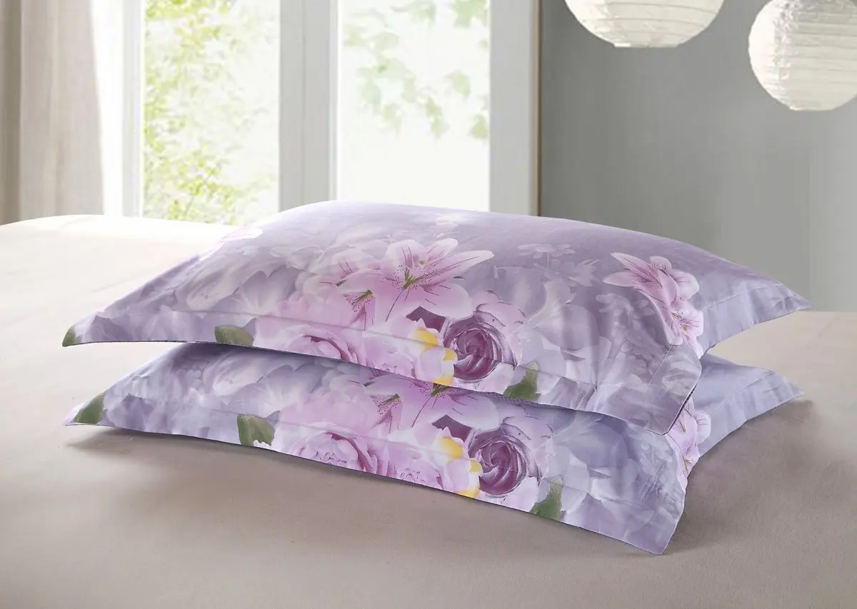 2 Pieces 74x48 CM High quality Cotton Pillow Cases Beautiful Decorative