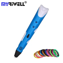 Myriwell Official 3D Pen 3D Printing Drawing Pen 9 Meters ABS Filament Magic Cheap Original 3D Printer Pen Big Sales