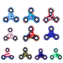 Камуфляжный Спиннер EDC Tri-Spinner Игрушки для спиннинга Металл красный Спиннер тревога и снятие стресса манипулятивная игрушка