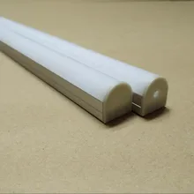 YANGMIN 2 м/шт. 20 шт./лот алюминиевый профиль для светодиодов для светодиодных лент 17 мм матовый молочно-белый/чистый прозрачный PC чехол