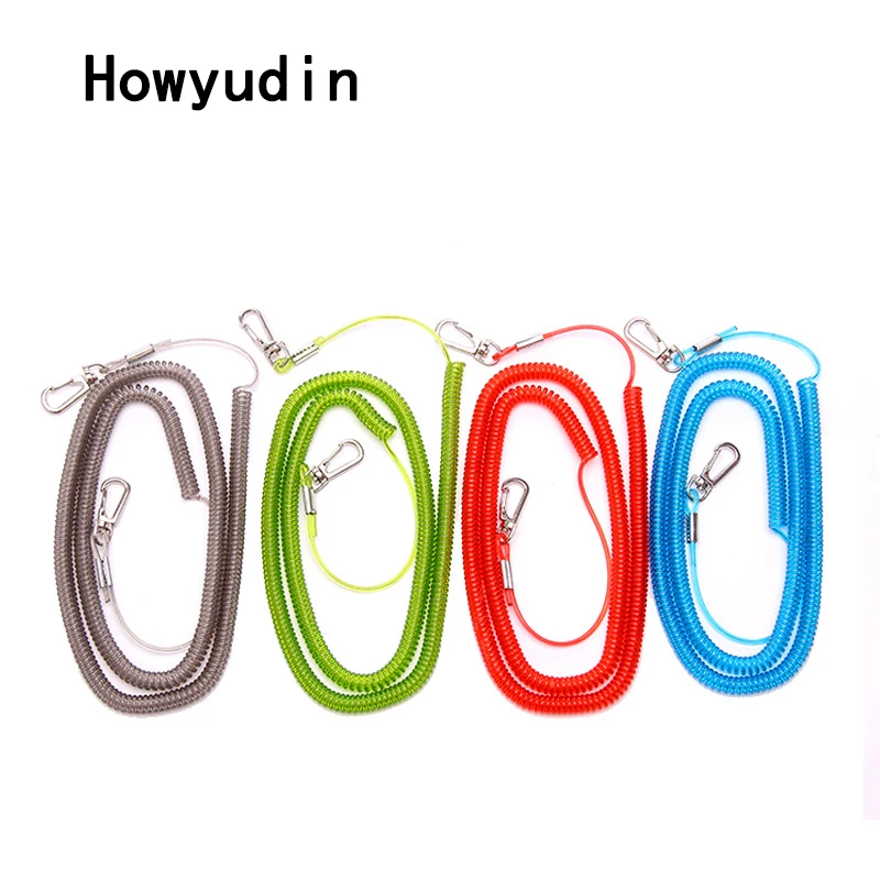 1 قطع howyudin تلسكوبي سلك غاب حبل الصيد اكسسوارات ممدود 5 متر قضيب الأسماك أدوات الصيد الحماية منع قضيب تفقد