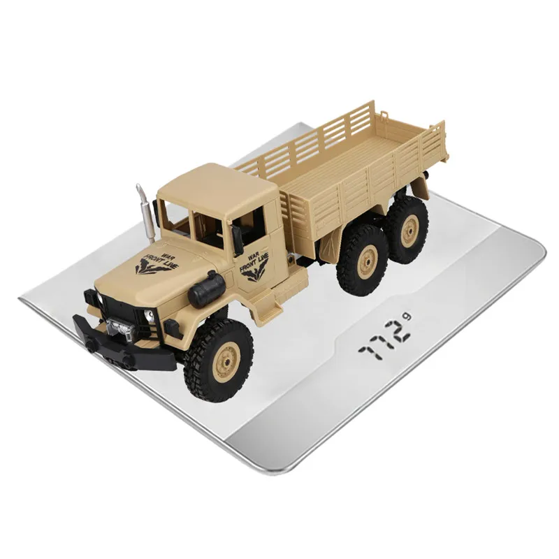 RC Crawler 1/16 2.4G 6WD Off-Road Military Truck RTR Car Brush Motor Remote Control Toys for Kids Xmas Gifts Surprise Presents RC Crawler 1/16 2.4G 6WD Off-Road Military Truck RTR Car Brush Motor Remote Control Toys for Kids Xmas Gifts Surprise Presents