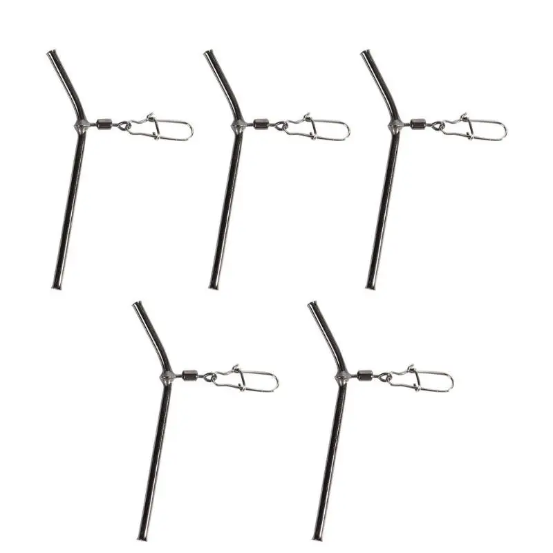

5pcs/Set Fish Balance Connector Pin Small Brass Copper Tube Fishing Tackle Swivel Accessory Size 5/7/9cm