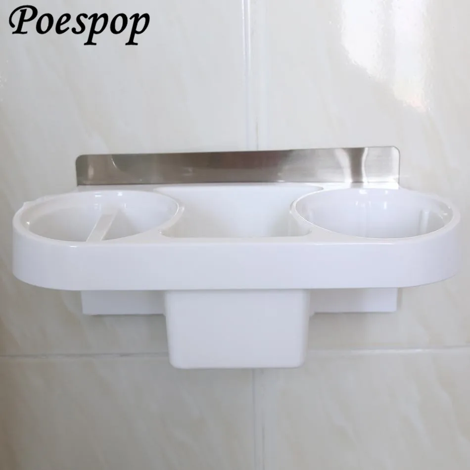POSEPOP пластиковая стойка для хранения держатель кухонная стойка для всасывания ванной стеллаж для хранения электрическая расческа для волос Фен держатель