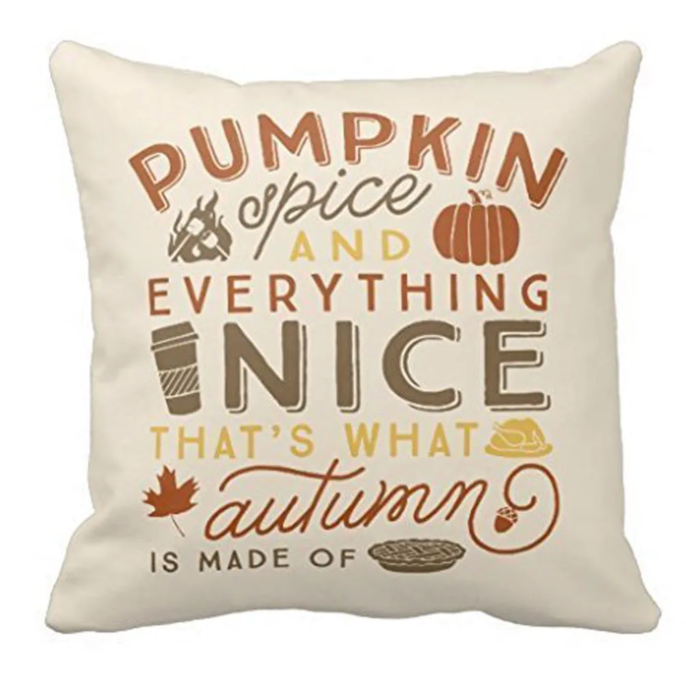

18"x18" Pumpkin Pillowcase Halloween Decorative Throw Sofa Seat Car Pillow Cushion Cover Spice Pillowcase Dropshipping Sep12