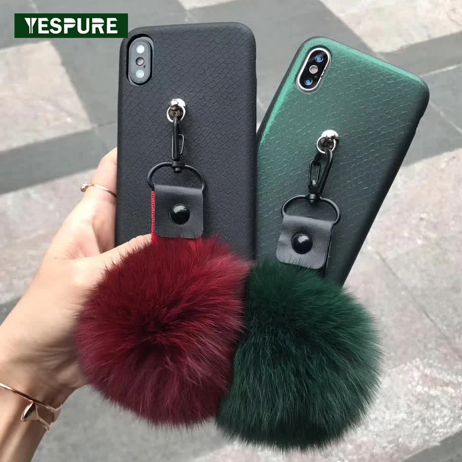 Buy YESPURE Wholesale Fancy Fur Ball Soft Mobile Phone