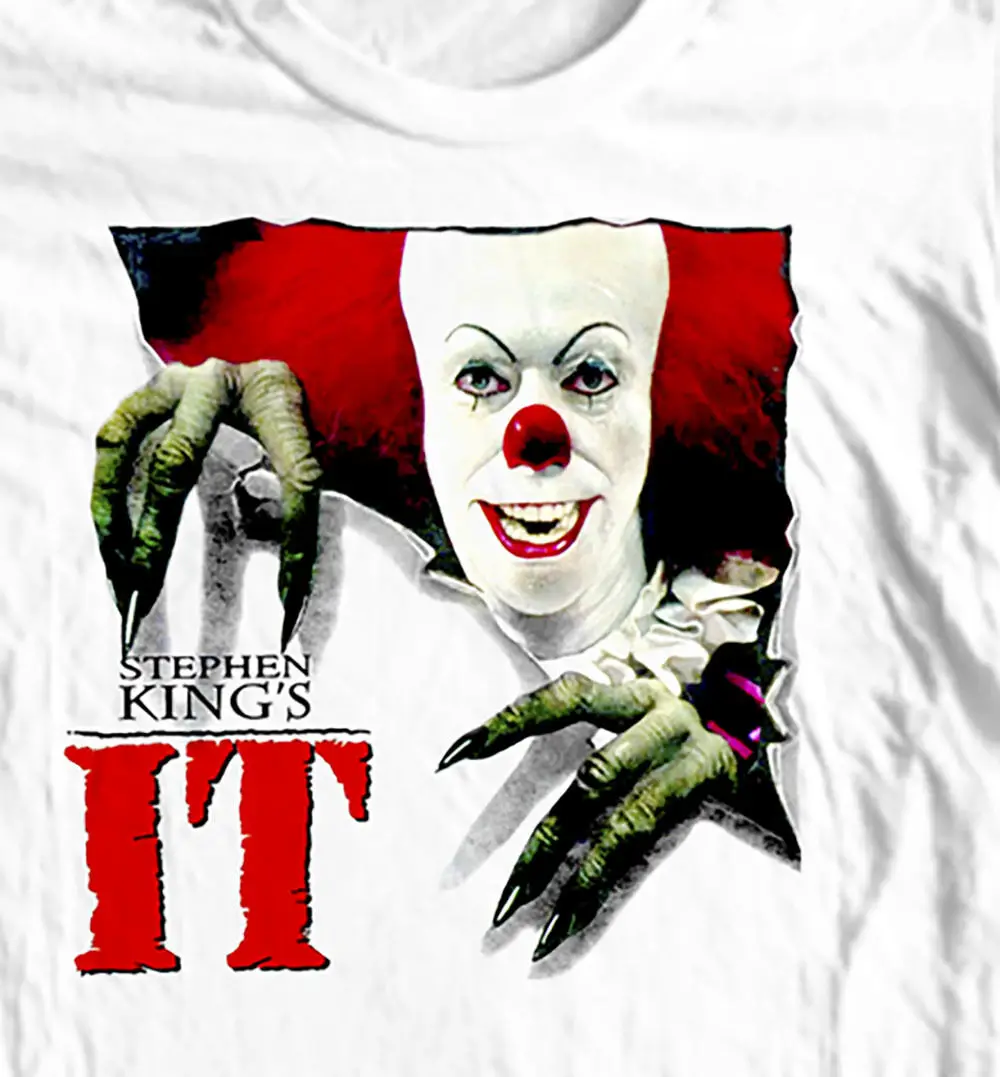 Stephen King'S It T Shirt Cujo Ретро 80's Horror Movie 100% хлопок Графический Тройник 2019 Мужская