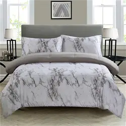 WINLIFE шт. 3 шт. мрамор узор кашне комплект Стёганое одеяло для односпальная кровать 3D Полный/queen
