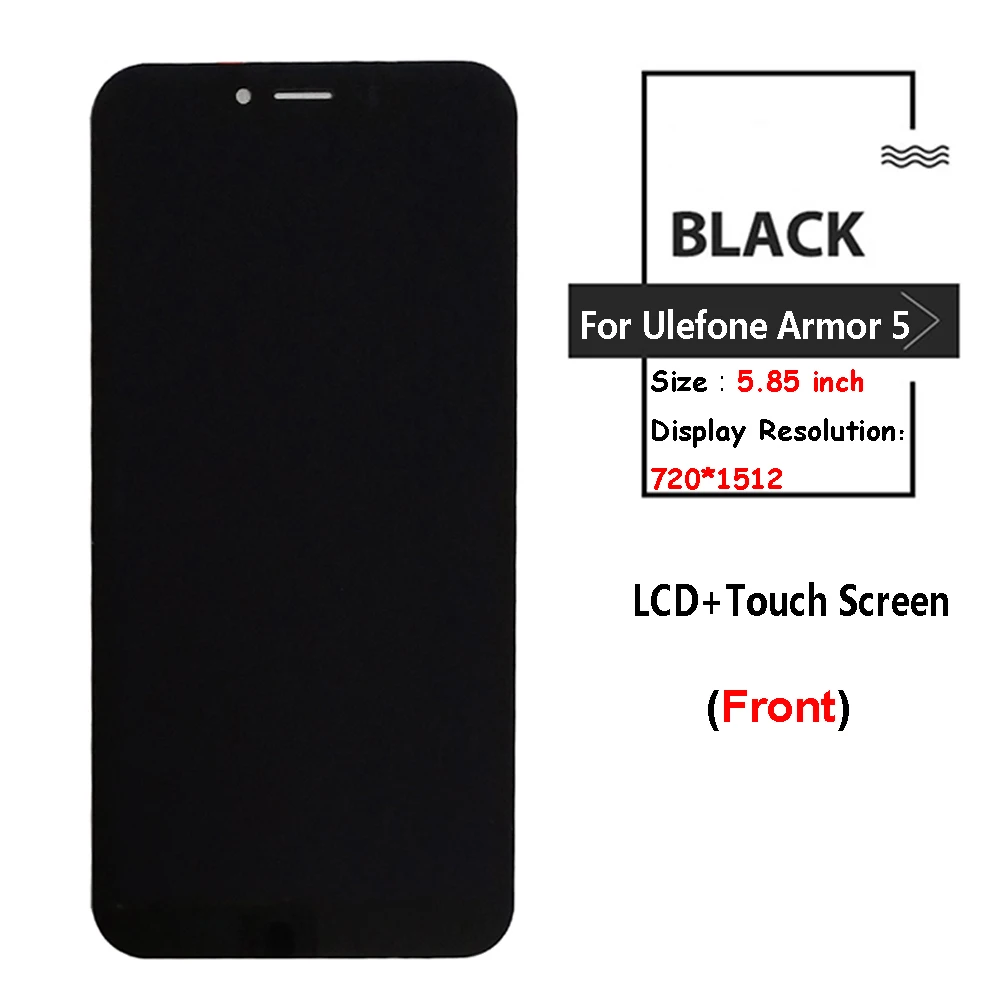 Для Ulefone Armor 5 ЖК дисплей сенсорный экран дигитайзер панель стекло Запчасти Замена