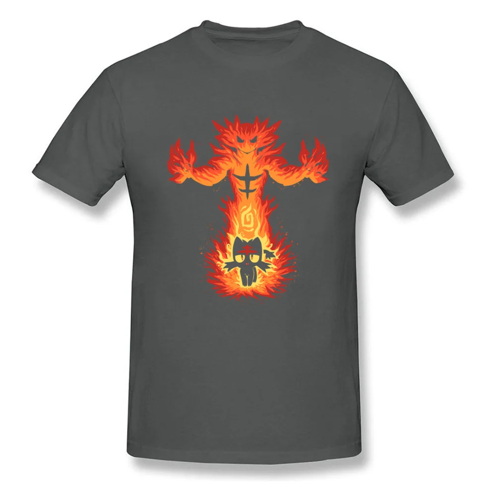 inner fire cat 11142 Casual Tees Short Sleeve for Men Pure Cotton Summer Fall Crew Neck T-Shirt Summer Tee-Shirt New Design inner fire cat 11142 carbon