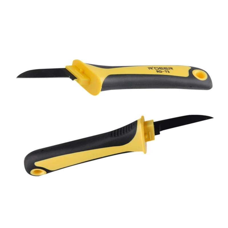 Cable Stripping Knife 175/180mm Stainless Steel Cable Cutter Wire Stripper Professional Electrician Knife Tools Cable Stripping Knife 175/180mm Stainless Steel Cable Cutter Wire Stripper Professional Electrician Knife Tools