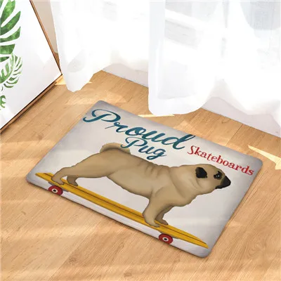 Новые противоскользящие ковры с рисунком собаки из мультфильма коврики для ванной комнаты кухонные коврики 40X60 50X80 см - Цвет: 14