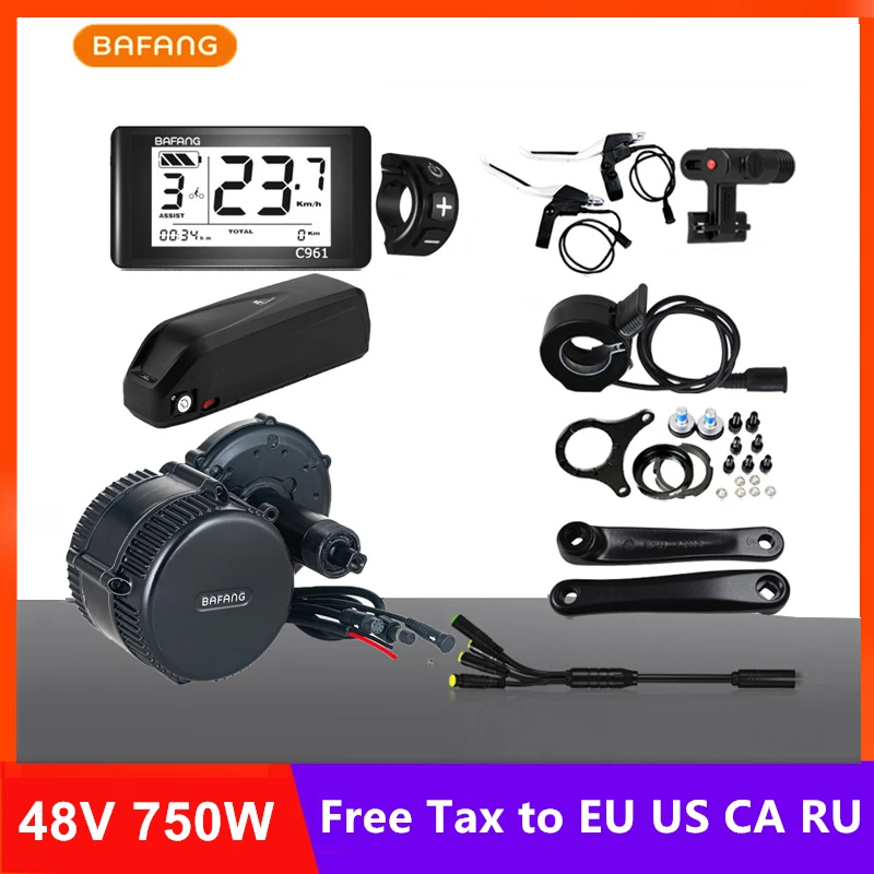 Bafang 8fun 48V 750W BBS02B середине приводной двигатель C961 C965 Дисплей комплект для переоборудования электрического велосипеда с 48V 17AH литиевая, фара д... Bafang 8fun 48V 750W BBS02B середине приводной двигатель C961 C965 Дисплей комплект для переоборудования электрического велосипеда с 48V 17AH литиевая, фара д...