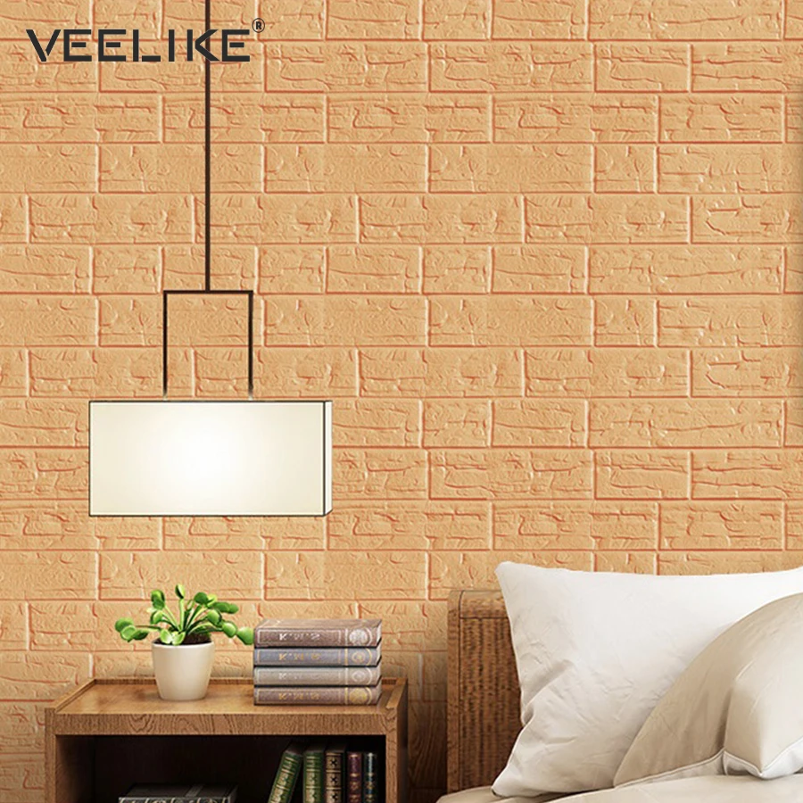 3D Self adhesive Waterproof Brick Wallpaper for Living Room TV Background 3D Wall Stickers Kitchen Wallpaper Bedroom Home Decor 3D Self adhesive Waterproof Brick Wallpaper for Living Room TV Background 3D Wall Stickers Kitchen Wallpaper Bedroom Home Decor