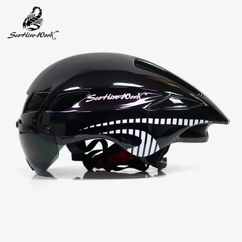 

bicycle helmet men Casco Ciclismo road mtb mountain bike 3 lens goggles cycling helmet tt Triathlon equipe capacete da bicicleta