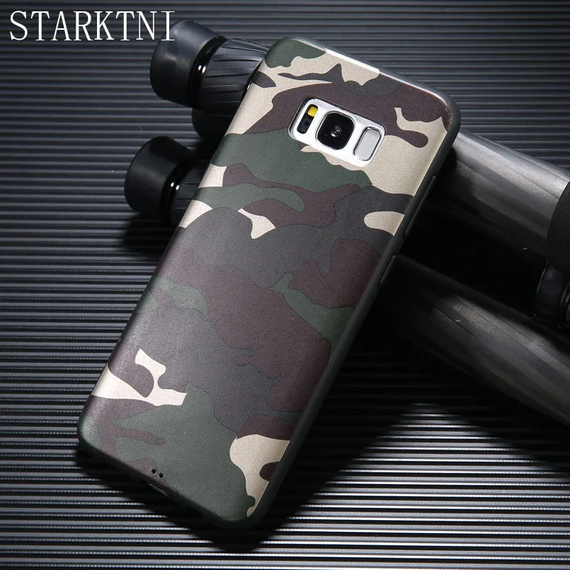 

STARKTNI Cool Military Army Camouflage Cases For Samsung S8Plus S9Plus Soft TPU Cover For Samsung S8 S9 Coque Capinha Phone Bags