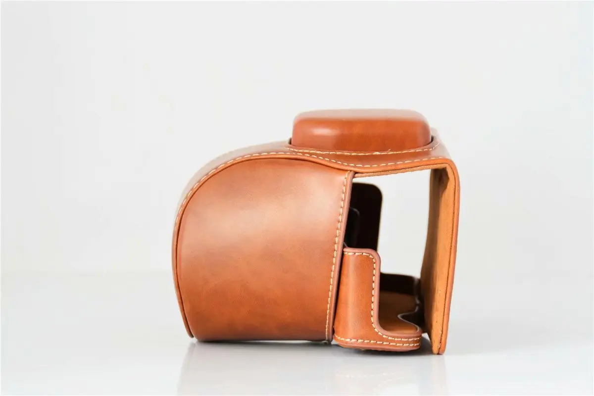 High Qaulity PU Leather Camera Case Full Bag For Fujifilm XT100 XT200 XS10 FUJI x-t100 X-T200 XS10  Camera Bag Cover With Strap camera and lens backpack