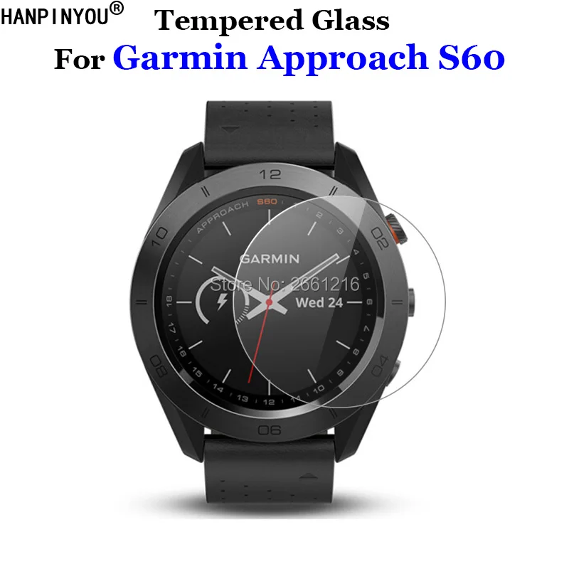 

For Garmin Approach S 60 Tempered Glass 9H 2.5D Premium Screen Protector Film For Garmin Approach S60 Sports Smart Watch