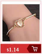 SHUANGR, романтичный циркониевый браслет в форме листа для женщин, Модный золотой цвет, ювелирный Блестящий цветной Теннисный браслет