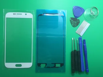 

For Samsung S6 LCD Touch Screen Replacement Front Glass outer Lens For Samsung Galaxy S6 G9200 g920 g920f +Sticker with tool