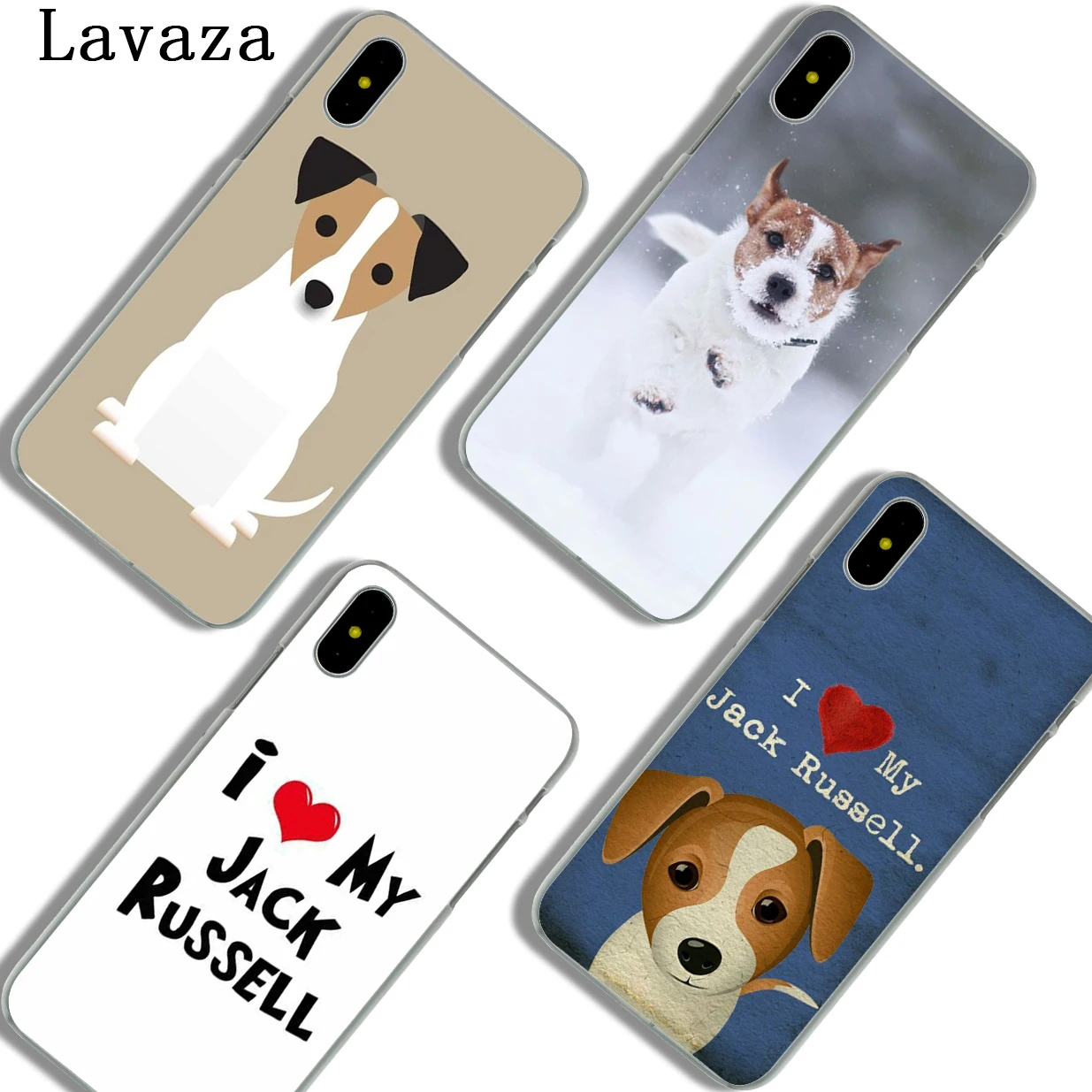 Lavaza Джек Рассел терьер собака жесткий чехол для телефона iPhone XR X 11 Pro XS Max 7 8 6 6S 5 5S SE