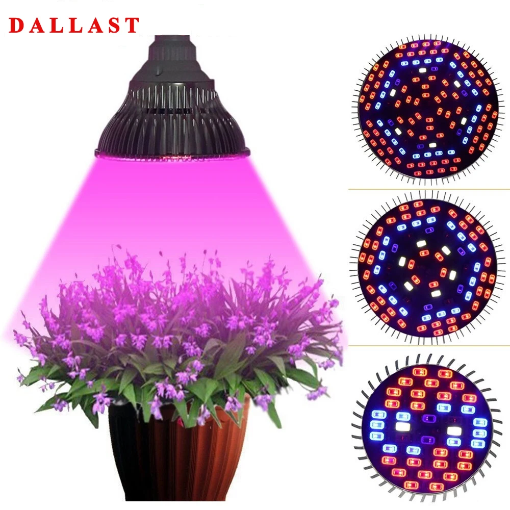 LED Grow Light Full Spectrum 30 50 80W E27 Plant Light Horticulture