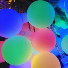 5 М 50 LED Красочный Бал Огни Строки А. А., Работающий От Батареи Фея Свадьбу Рождество Мигающий Светодиод Главная украшения