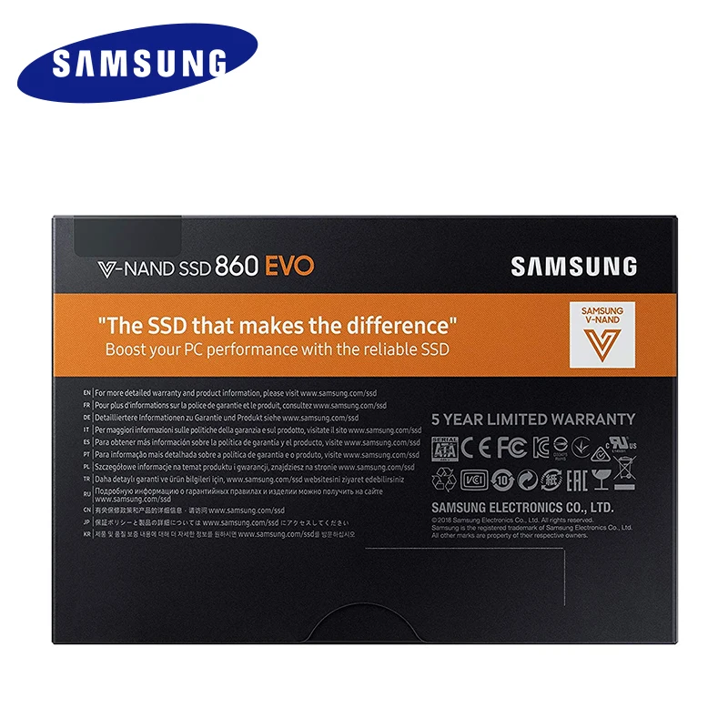 SAMSUNG SSD 860 EVO 250GB 500GB Internal Solid State Disk HDD Hard Drive SATA3 2.5 inch Laptop Desktop PC TLC disco duro 250 GB