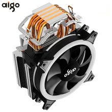 AIGO E3 4 Heatpipes CPU cooler for AMD Intel 775 1150 1151 1155 1156 CPU radiator 120mm 4pin cooling CPU fan PC quiet
