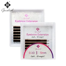 Genie 3 шт/лот расширитель для бровей черный цвет 0,10/I Curl/5 мм 6 мм 7 мм салонный использовать профессиональные ресницы расширение