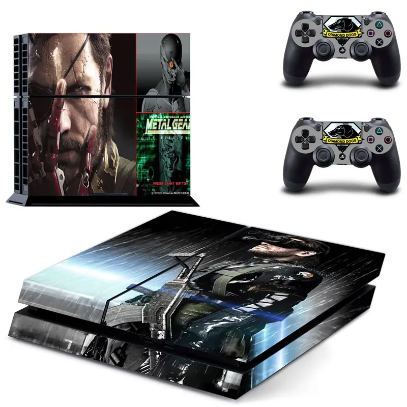 PS4 дизайнерская игровая консоль + 2 контроллера виниловая Защитная Наклейка