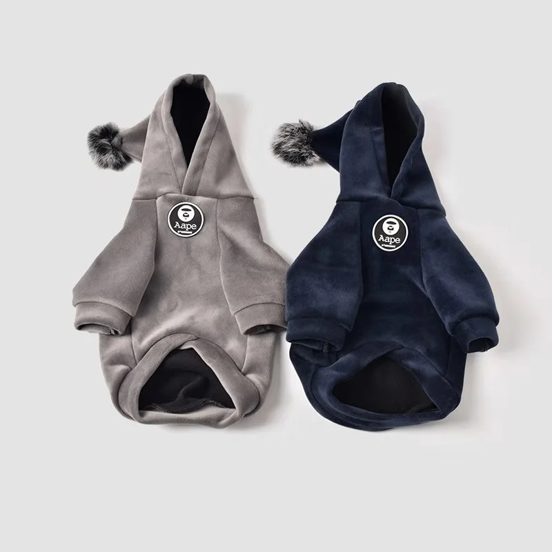 

Warm Pet Clothes Jumpsuit Pet Clothes Autumn Four-legged Dog Pajamas Puppy Casual Clothing Small Dog Sweatshirt Puppy Clothing