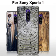 Для sony Xperia 1 чехол с деревянным камнем из мягкого силикона с узором TPU чехол для телефона sony Xperia 1 J8110 J8170 J9110 чехлы для sony 1