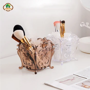 

MSJO Cosmetic Organizer Storage Box Makeup Brush Lipstick Holder for Bathroom Storage Small Box Organizer Cosmetic Organization
